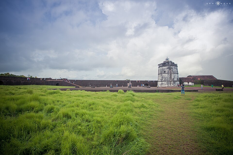 Fort Aguada overlooking the Arabian Sea